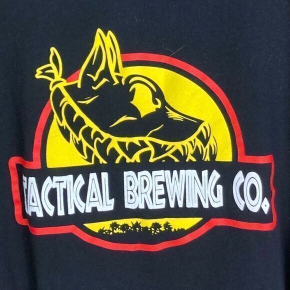 Tactical Brewing Company Mens Tank Top 100% Cotton Black Size Medium - Picture 6 of 7